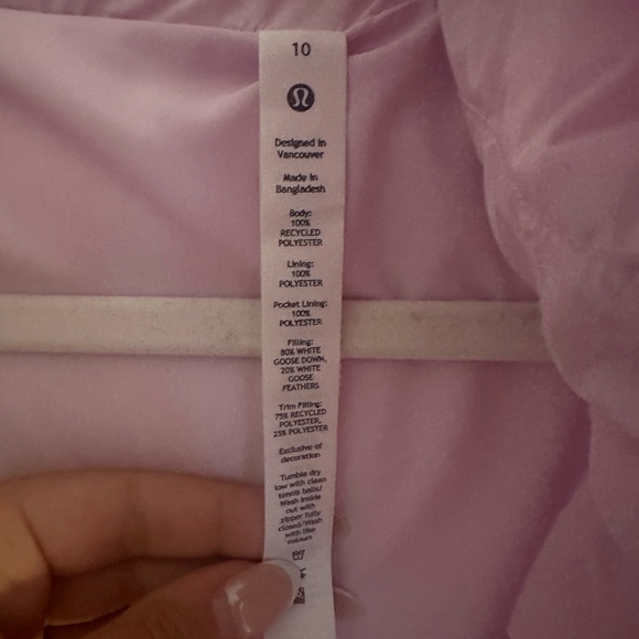 Lululemon Wunder Puff Cropped Vest - Picture 4 of 4